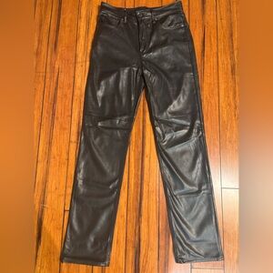 GAP vegan leather pants